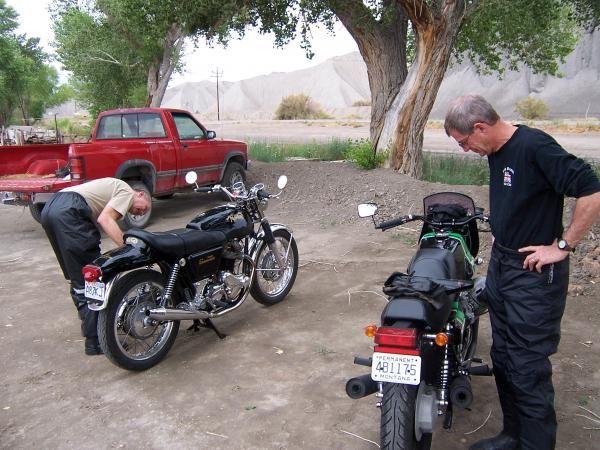 Jim making one of the never ending adjustments necessary to keep a 40 year ols antique purring along