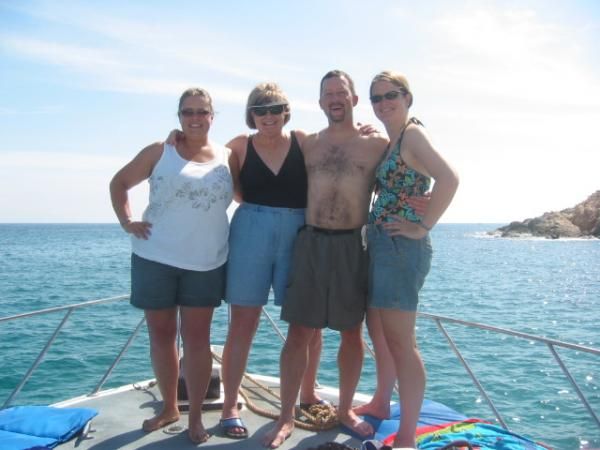 Baja 2007. me, mom, bro in law, sis