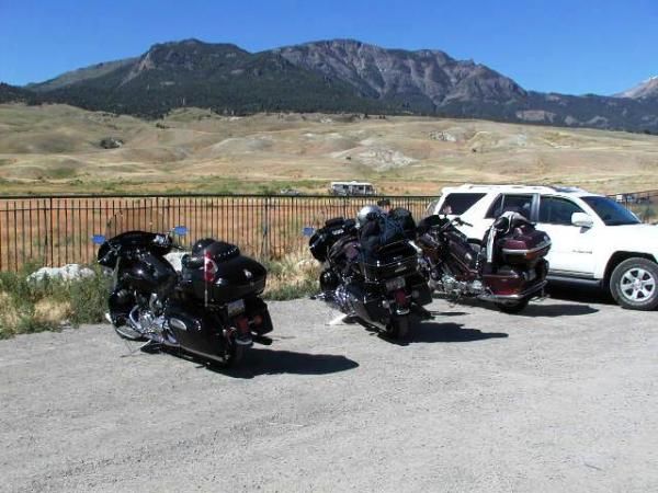 Gardiner MT - North entrance to Yellowstone Park