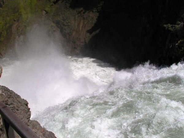 Yellowstone - Upper falls of the Yellowstone River.