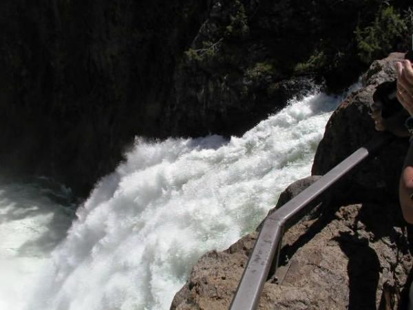 Yellowstone - Upper falls of the Yellowstone River.