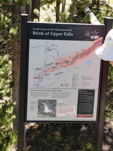 Yellowstone - Upper falls of the Yellowstone River.